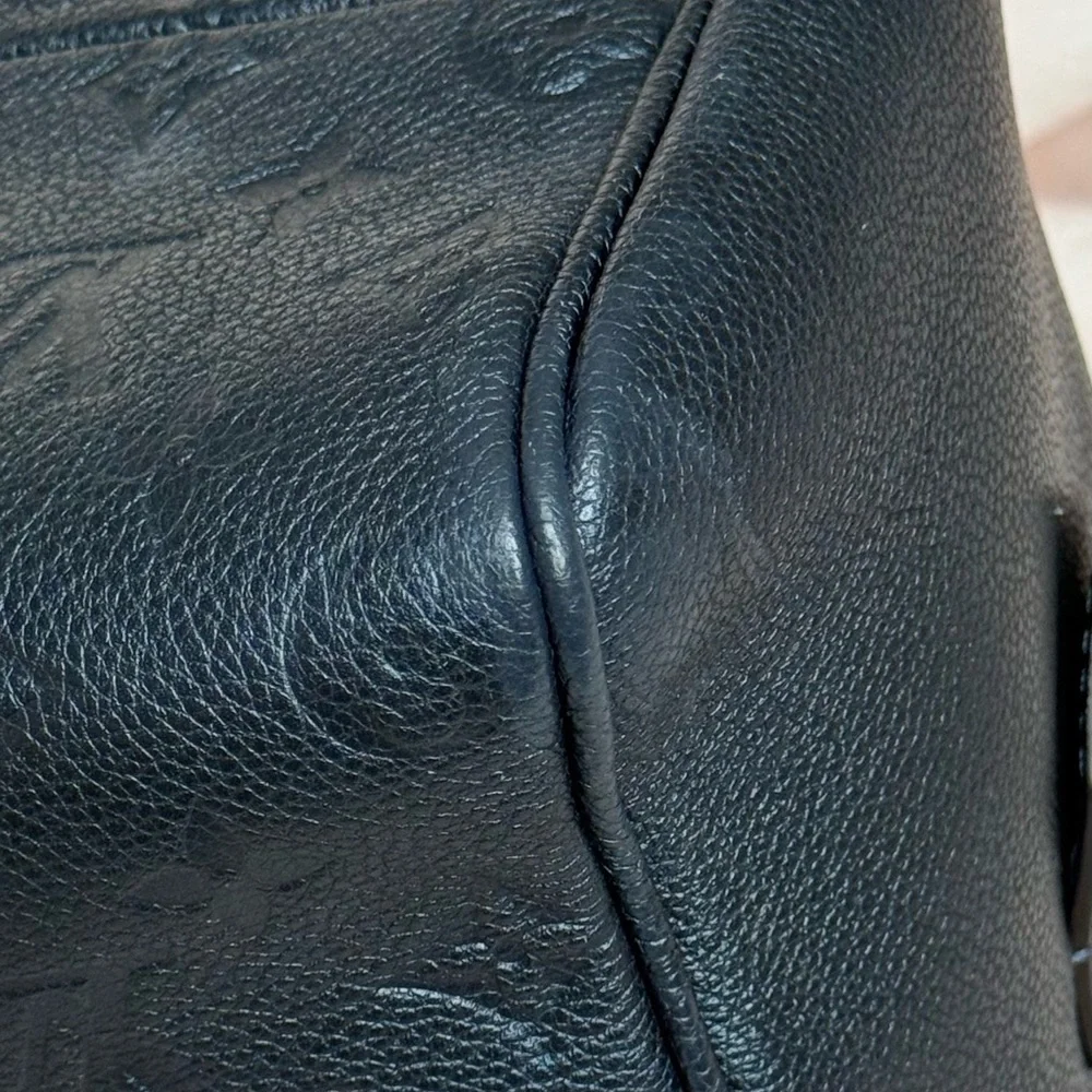 Louis Vuitton Monogram Empreinte Speedy Bandouliere 25 M43740 Dark blue - Picture 13 of 16